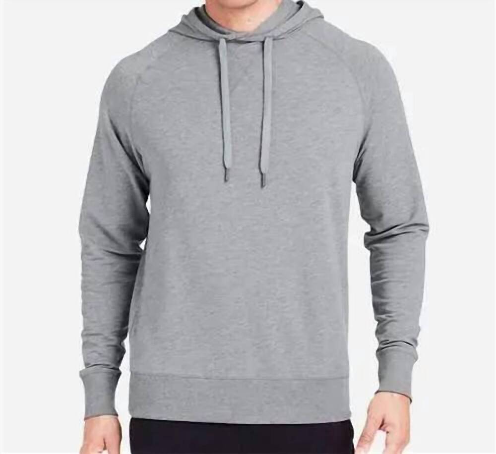 NEW TASC varsity hoodie in heather gray